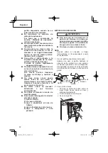 Предварительный просмотр 48 страницы Hitachi NP 35A Instruction And Safety Manual