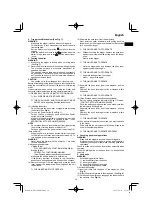 Preview for 19 page of Hitachi NR 1890DBCL Handling Instructions Manual