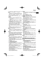 Preview for 21 page of Hitachi NR 1890DBCL Handling Instructions Manual