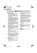 Preview for 4 page of Hitachi NR 1890DC Instruction And Safety Manual