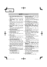 Preview for 6 page of Hitachi NR 1890DC Instruction And Safety Manual