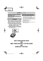 Preview for 10 page of Hitachi NR 1890DC Instruction And Safety Manual