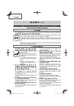 Preview for 34 page of Hitachi NR 1890DC Instruction And Safety Manual