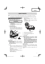 Preview for 17 page of Hitachi NR 38AK Instruction And Safety Manual