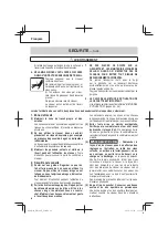 Preview for 22 page of Hitachi NR 38AK Instruction And Safety Manual