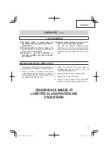 Preview for 25 page of Hitachi NR 38AK Instruction And Safety Manual