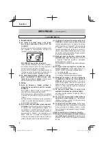 Preview for 42 page of Hitachi NR 38AK Instruction And Safety Manual