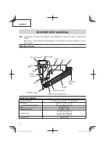 Preview for 44 page of Hitachi NR 38AK Instruction And Safety Manual