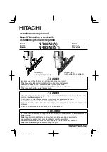 Hitachi NR 83A2 (S1) Instruction And Safety Manual preview