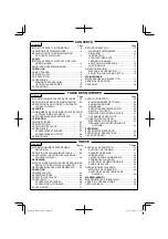 Предварительный просмотр 2 страницы Hitachi NR 83A2 (S1) Instruction And Safety Manual