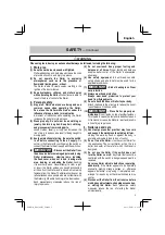 Предварительный просмотр 5 страницы Hitachi NR 83A2 (S1) Instruction And Safety Manual