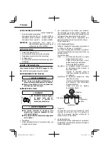 Предварительный просмотр 28 страницы Hitachi NR 83A2 (S1) Instruction And Safety Manual