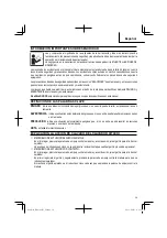 Предварительный просмотр 39 страницы Hitachi NR 83A2 (S1) Instruction And Safety Manual