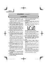 Предварительный просмотр 42 страницы Hitachi NR 83A2 (S1) Instruction And Safety Manual