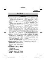 Предварительный просмотр 43 страницы Hitachi NR 83A2 (S1) Instruction And Safety Manual