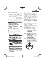 Предварительный просмотр 47 страницы Hitachi NR 83A2 (S1) Instruction And Safety Manual