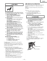 Preview for 13 page of Hitachi NR 83A2 Instruction And Safety Manual