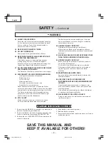 Preview for 6 page of Hitachi NR 83AA3 (S) Instruction And Safety Manual