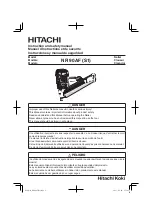 Hitachi NR 90AF (S1) Instruction And Safety Manual preview