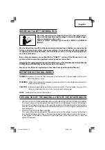 Preview for 3 page of Hitachi NT 32AE2 (S) Instruction And Safety Manual