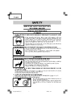 Preview for 4 page of Hitachi NT 32AE2 (S) Instruction And Safety Manual