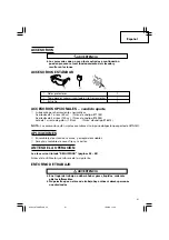 Preview for 61 page of Hitachi NT 32AE2 (S) Instruction And Safety Manual