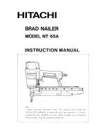 Hitachi NT 65A Instruction Manual предпросмотр