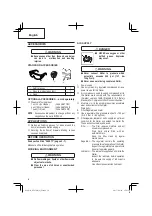 Preview for 10 page of Hitachi NT 65M2 (S) Instruction And Safety Manual