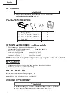 Preview for 10 page of Hitachi NT 65MA2 Instruction Manual