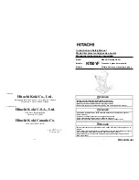 Предварительный просмотр 1 страницы Hitachi NT50YF Instruction And Safety Manual