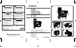 Preview for 2 page of Hitachi NV 50AF3 Handling Instructions Manual