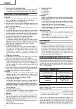 Предварительный просмотр 14 страницы Hitachi NV 50AF3 Handling Instructions Manual