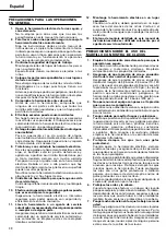 Предварительный просмотр 40 страницы Hitachi NV 50AF3 Handling Instructions Manual