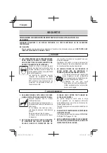 Предварительный просмотр 24 страницы Hitachi NV 75AN Instruction And Safety Manual