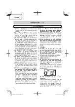 Предварительный просмотр 26 страницы Hitachi NV 75AN Instruction And Safety Manual