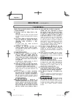 Предварительный просмотр 46 страницы Hitachi NV 75AN Instruction And Safety Manual