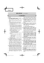 Предварительный просмотр 48 страницы Hitachi NV 75AN Instruction And Safety Manual