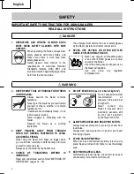 Preview for 4 page of Hitachi NV 83A3 Instruction And Safety Manual