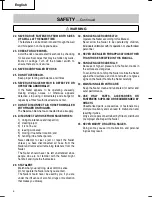 Preview for 6 page of Hitachi NV 83A3 Instruction And Safety Manual