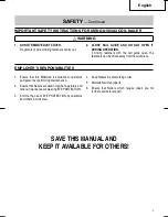 Preview for 7 page of Hitachi NV 83A3 Instruction And Safety Manual