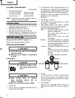 Preview for 10 page of Hitachi NV 83A3 Instruction And Safety Manual