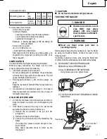 Preview for 11 page of Hitachi NV 83A3 Instruction And Safety Manual