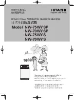 Preview for 1 page of Hitachi NW-70WYS User Manual