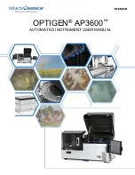 Hitachi OPTIGEN AP3600 User Manual preview