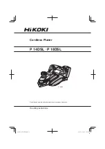 Hitachi P 14 DSL Handling Instructions Manual preview