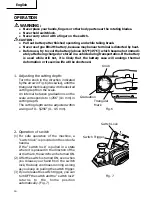 Preview for 16 page of Hitachi P 20DA Instruction Manual And Safety Instructions