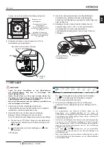 Preview for 39 page of Hitachi P-AP160KA3 Installation & Operation Manual