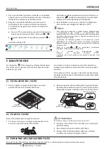 Preview for 62 page of Hitachi P-AP160KA3 Installation & Operation Manual