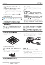 Preview for 92 page of Hitachi P-AP160KA3 Installation & Operation Manual