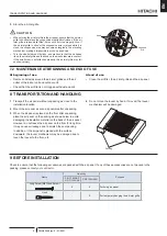 Preview for 19 page of Hitachi P-GP160KAP Installation & Operation Manual